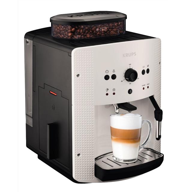 Кафемашина Krups EA810570, Espresseria Automatic Manual, Coffee machine, 1450W, 15 bar, white