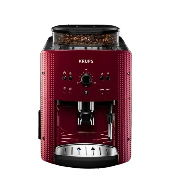 Кафемашина Krups EA810770, Essential Espresso, Compact Thermoblock, Manual Red