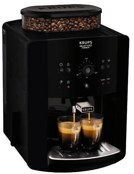 Кафемашина Krups EA811010, Espresso Automat Arabica, espresso machine, 1450W, 15 bar, 1.7l, Black