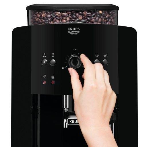 Кафемашина Krups EA811010, Espresso Automat Arabica, espresso machine, 1450W, 15 bar, 1.7l, Black