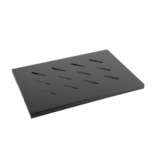 Аксесоар Lanberg 19" fixed shelf 1U / 500x280mm, max load capacity up to 20kg, black