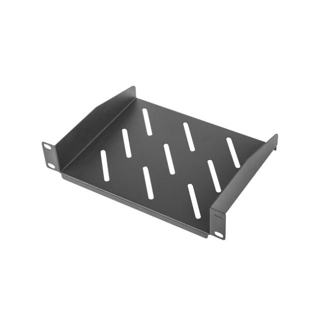 Аксесоар Lanberg 10" fixed shelf 1U / 254x180mm, max load capacity up to 20kg, black