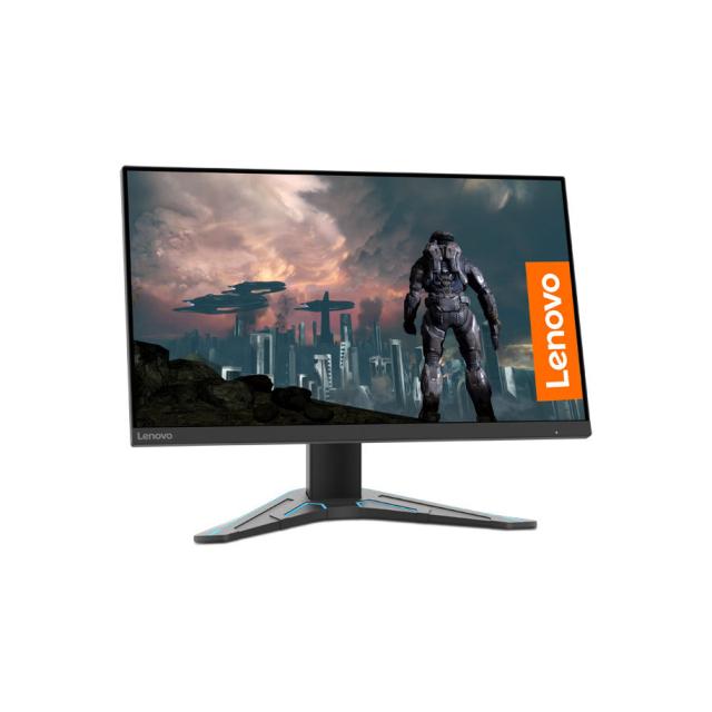 Монитор Lenovo G24-20, 23.8" (60.45 cm) IPS панел, 165Hz (OC), Full HD, 0.5 ms (MPRT), 350cd/m2, AMD FreeSync Premium, DisplayPort, HDMI