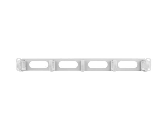 Аксесоар Lanberg 19" cable management AK-1205-S panel 5 rings - type b 1U, grey