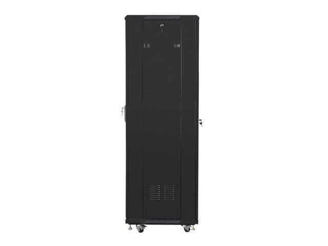 Комуникационен шкаф Lanberg rack cabinet 19" free-standing 37U / 600x600 self-assembly flat pack, black