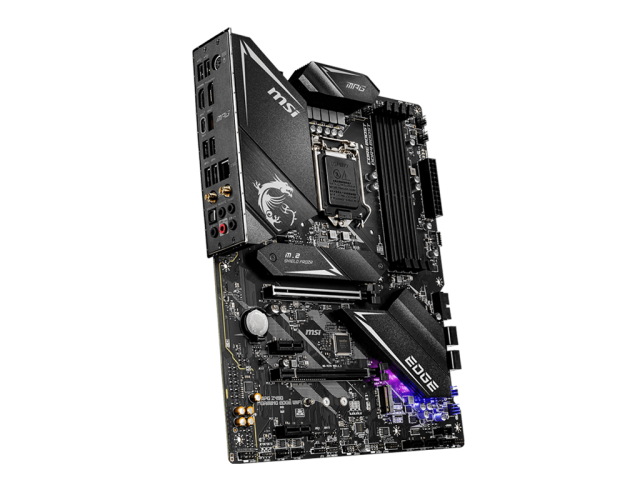 Дънна платка MSI MPG Z490 GAMING EDGE WIFI, Z490, LGA1200, DDR4, PCI-E 3.0, 6x SATA 6Gb/s, 2x M.2, Wi-Fi, Bluetooth, (CFX)(DisplayPort&HDMI), ATX