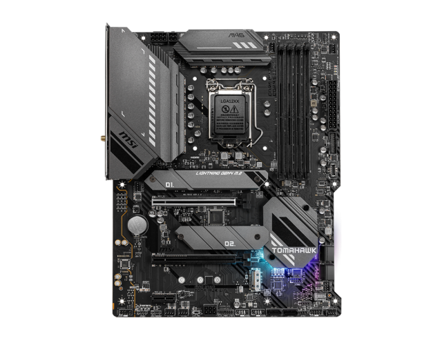Дънна платка MSI MAG B560 TOMAHAWK WIFI, B560, LGA1200, DDR4, PCI-E 4.0 (DP/HDMI)(CF), 6x SATA 6Gb/s, 3x M.2, Wi-Fi, Bluetooth, ATX