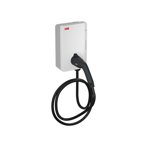 Зарядна станция ABB Terra AC W22-G5-RD-MC-0 / 22kW wallbox type 2, cable 5m, three phase/32A, MID certified, with RFID, display and 4G