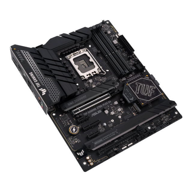 Дънна платка Asus TUF Gaming Z790-Plus D4, Z790, LGA1700, DDR4, PCI-E 5.0, 4x SATA 6Gb/s, 4x M.2, 2x USB Type-C, DP, HDMI ATX