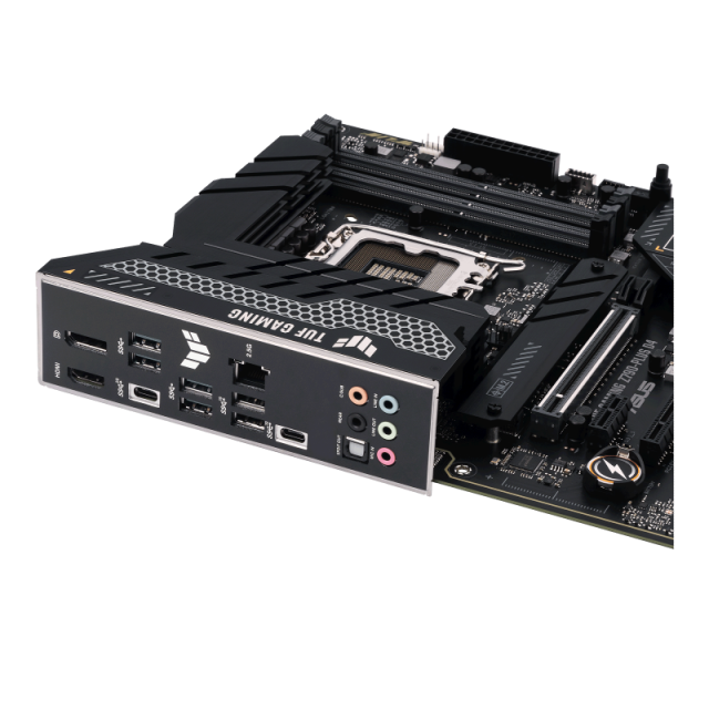 Дънна платка Asus TUF Gaming Z790-Plus D4, Z790, LGA1700, DDR4, PCI-E 5.0, 4x SATA 6Gb/s, 4x M.2, 2x USB Type-C, DP, HDMI ATX