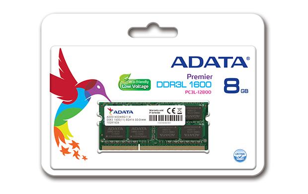 Памет ADATA 8GB DDR3L 1600MHz, SODIMM, CL11, 1.35V