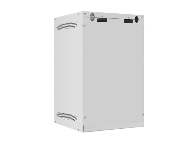 Комуникационен шкаф Lanberg rack cabinet 10'' wall-mount 9U / 280x310 for self-assembly (flat pack), grey