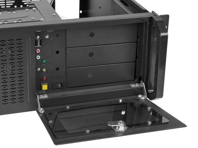 Кутия за сървър Lanberg rackmount server chassis ATX 450/08 19"/4U