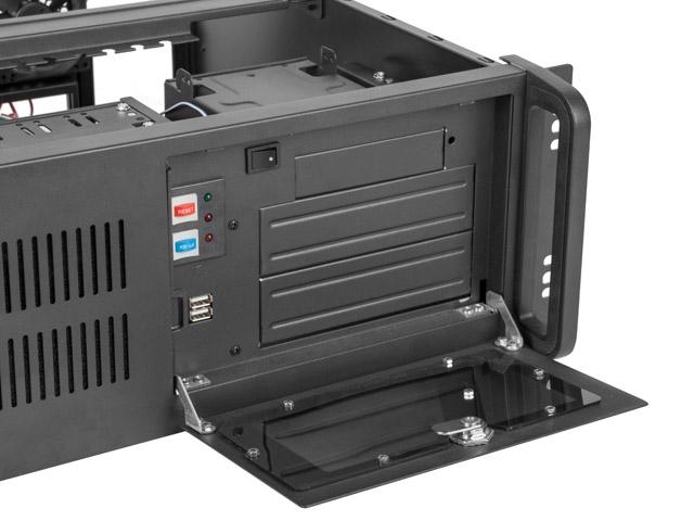 Кутия за сървър Lanberg rackmount server chassis ATX 450/10 19"/4U