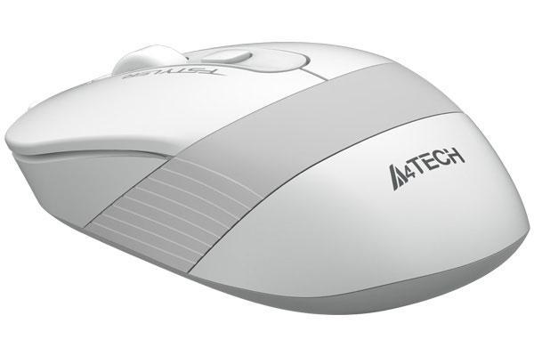 Мишка A4tech FG10S Fstyler, оптична, Wireless, безшумна, Бял