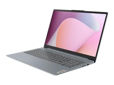 Лаптоп Lenovo IdeaPad Slim 3 15ABR8, AMD Ryzen 3 7330U 4C (2.3/4.3GHz, 8MB Cache), 15.6" (39.62cm) Full HD Anti-Glare, 8GB DDR4, 512GB SSD NVMe, Free DOS