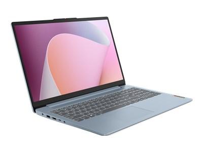 Лаптоп Lenovo IdeaPad Slim 3 15ABR8, AMD Ryzen 3 7330U 4C (2.3/4.3GHz, 8MB Cache), 15.6" (39.62cm) Full HD Anti-Glare, 8GB DDR4, 512GB SSD NVMe, 2x USB 3.2 Gen 1, Free DOS