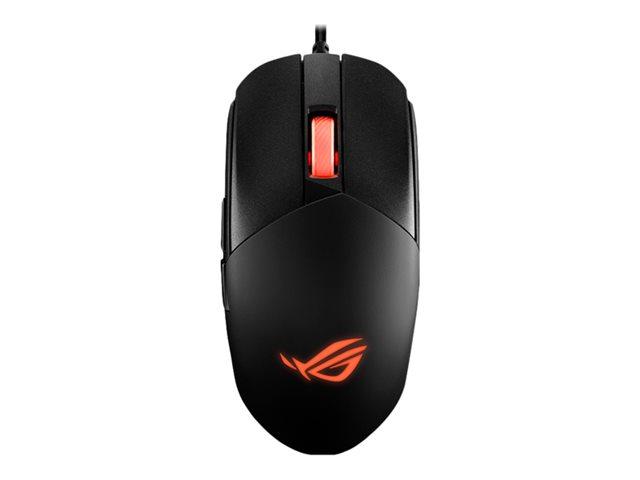 Геймърска мишка ASUS ROG Strix Impact II, оптична (12,000 dpi), USB, Черна