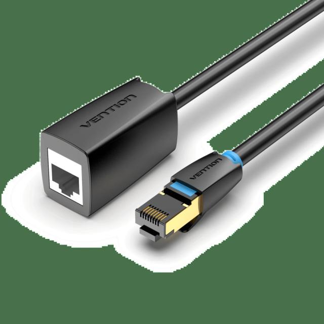 Kабел удължителен Vention Cat.8 SSTP Extension Patch Cable 5M Black 40Gbps