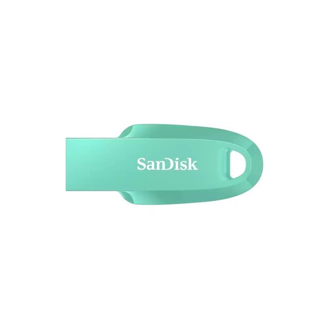 USB памет SanDisk Ultra Curve Z50, 32GB, USB 3.1 Gen 1, Зелен