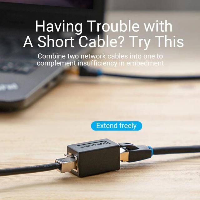 Съединител Vention Keystone Jack Coupler Cat.6 FTP
