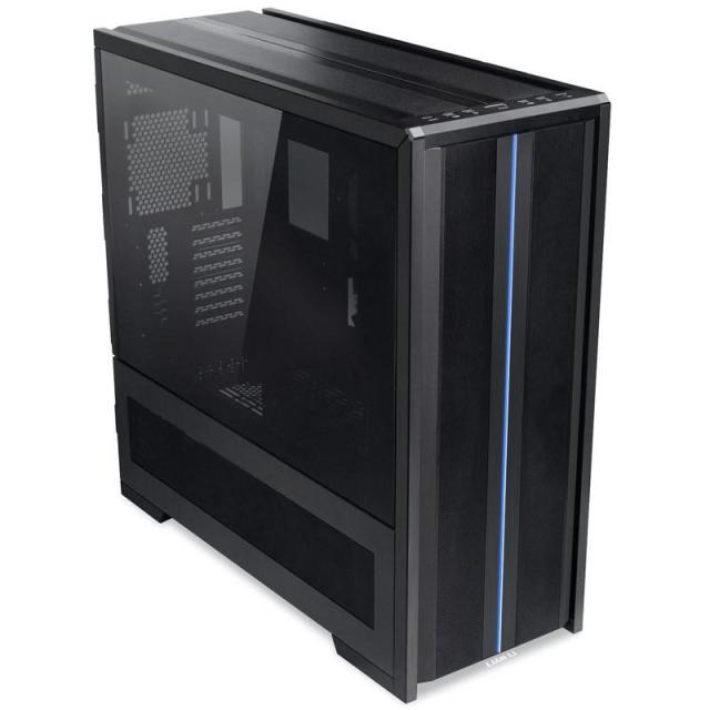 Кутия Lian Li V3000 PLUS Full-Tower, Tempered Glass, 2 x USB 3.0, 1 x USB Type C, 1 x Audio, Чернa, ATX