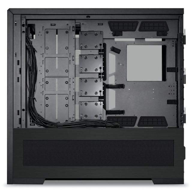 Кутия Lian Li V3000 PLUS Full-Tower, Tempered Glass, 2 x USB 3.0, 1 x USB Type C, 1 x Audio, Чернa, ATX