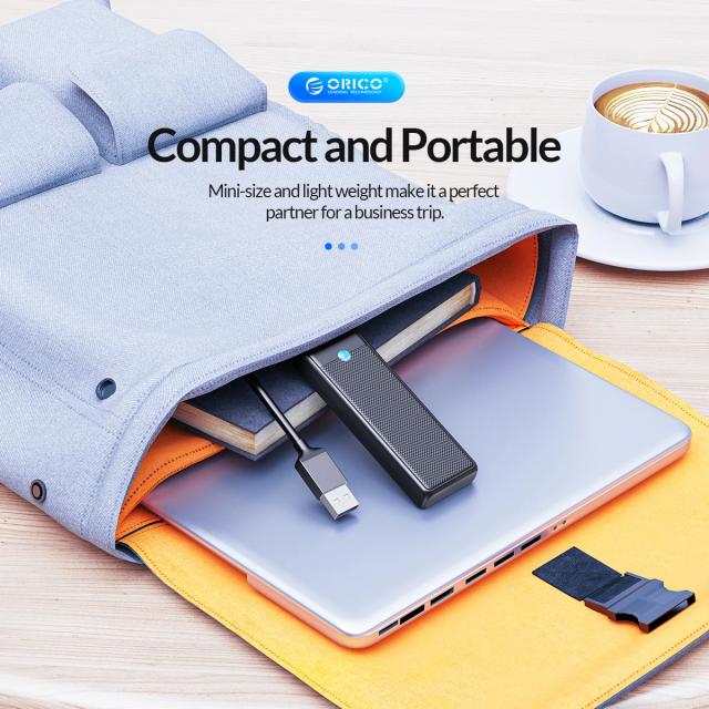 Хъб Orico 4-port, USB 3.0 Black