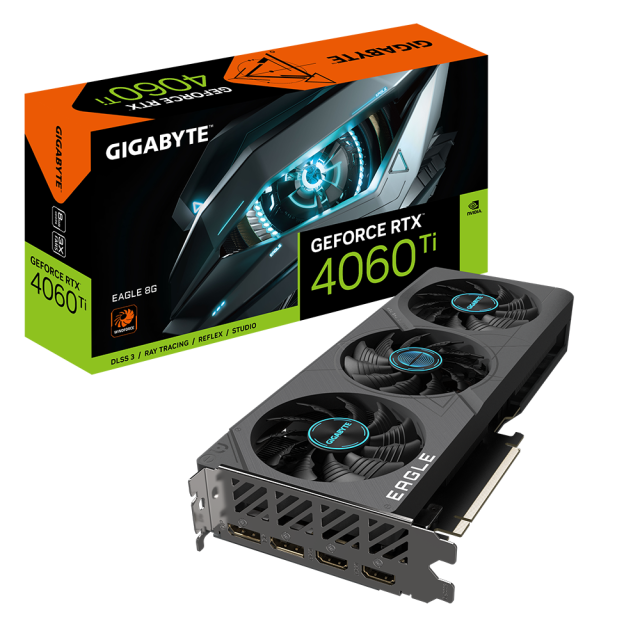Видео карта GIGABYTE GeForce RTX 4060 TI EAGLE 8GB GDDR6, 128-bit, 