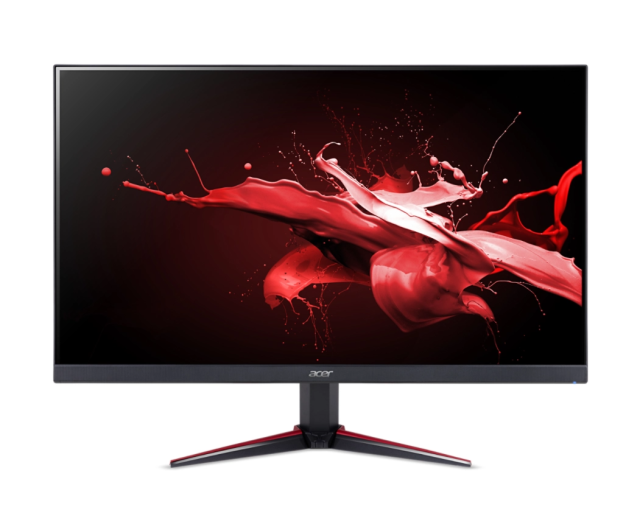 Монитор Acer Nitro VG240YEbmiix, 23.8" (60.45 cm) IPS панел, 75Hz, 1ms, 250cd/m2, HDMI, VGA