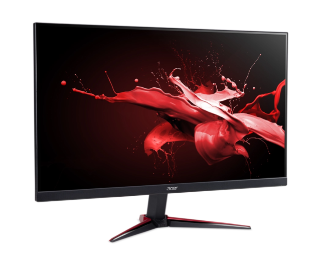 Монитор Acer Nitro VG240YEbmiix, 23.8" (60.45 cm) IPS панел, 75Hz, 1ms, 250cd/m2, HDMI, VGA