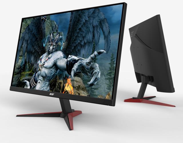 Монитор Acer Nitro VG270EBMIIX 27.0" (68.58 cm) IPS, 100Hz, 1ms, FreeSync, 100 000 000:1, 250cd/m2, 1 x Audio Out, VGA, HDMI, Черен