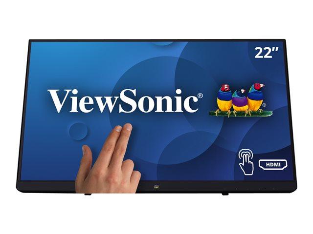 Дисплей ViewSonic TD2230, тъч дисплей, 21.5" (54.61 cm), Full HD, DP, HDMI, VGA, USB