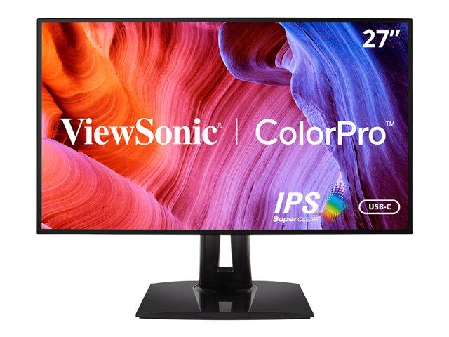 Монитор ViewSonic VP2768A, 27" (68.58 cm) IPS панел, QHD, 1ms (MPRT), 350 cd/m2, DP, HDMI, USB TYPE-C, USB