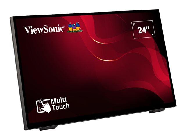 Монитор ViewSonic TD2465, 23.8" (60.45 cm) VA панел, FHD, 7 ms, 20 000 000:1, 250 cd/m2, DisplayPort, HDMI, VGA, USB Hub