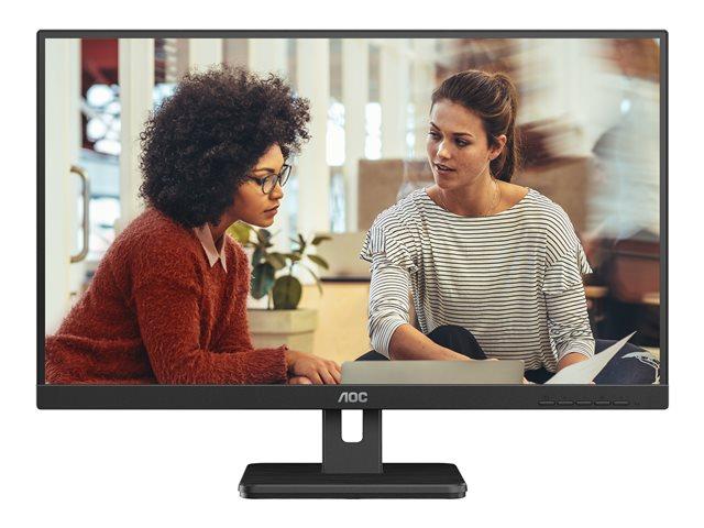 Монитор AOC 24E3QAF, 24" (60.96 cm) IPS панел, 75Hz, Full HD, 4ms, 300 cd/m2, VGA, HDMI, DisplayPort