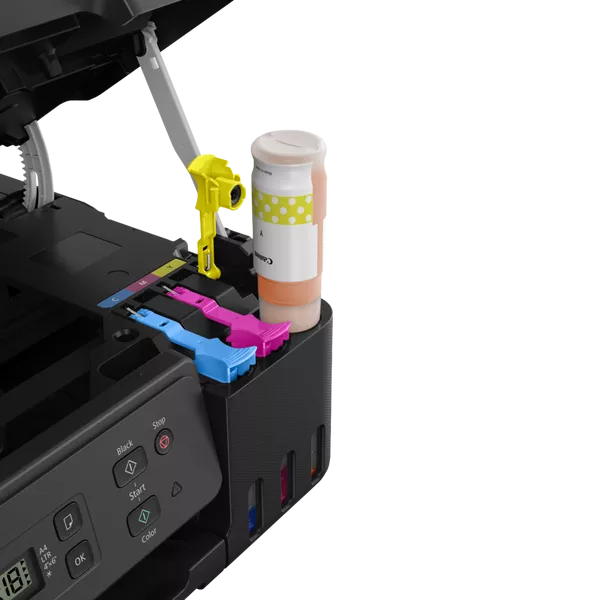 Мастилоструйно многофункционално устройство CANON PIXMA G2470, A4 цветен, принтер/копир/скенер, 4800 x 1200 dpi, до 11 стр/мин, USB, Черен