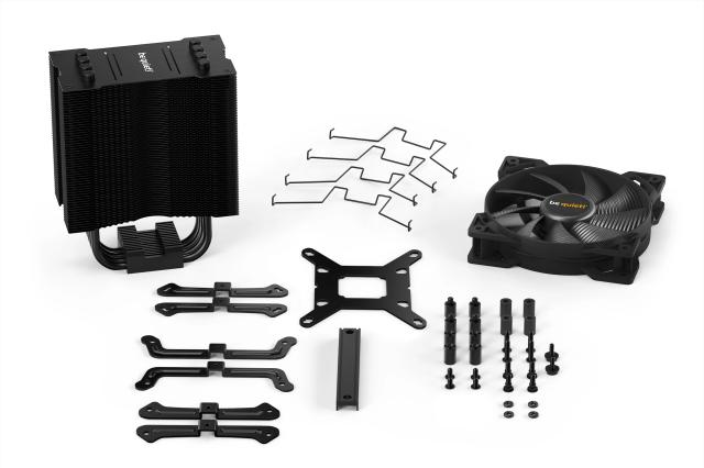 Охладител за процесор be quiet! Pure Rock 2 Black, 4 pin PWM, Intel LGA1700, 1200, 115x, 2066, 2011-0/3, AMD AM5, AM4 