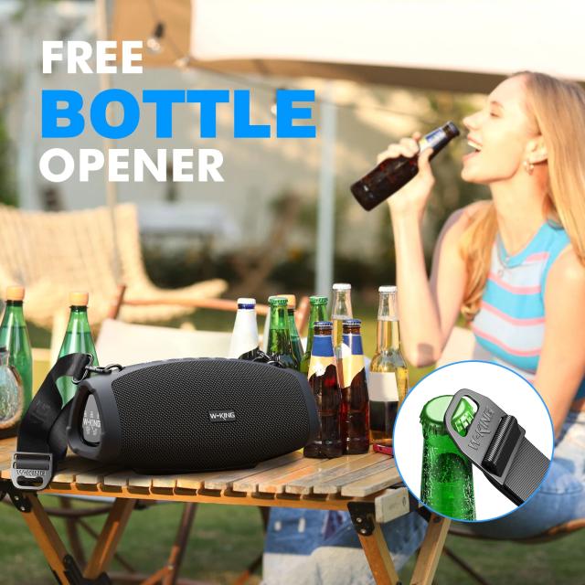 Kолонка мобилна  W-King Bluetooth Speaker - X10 Black- 70W