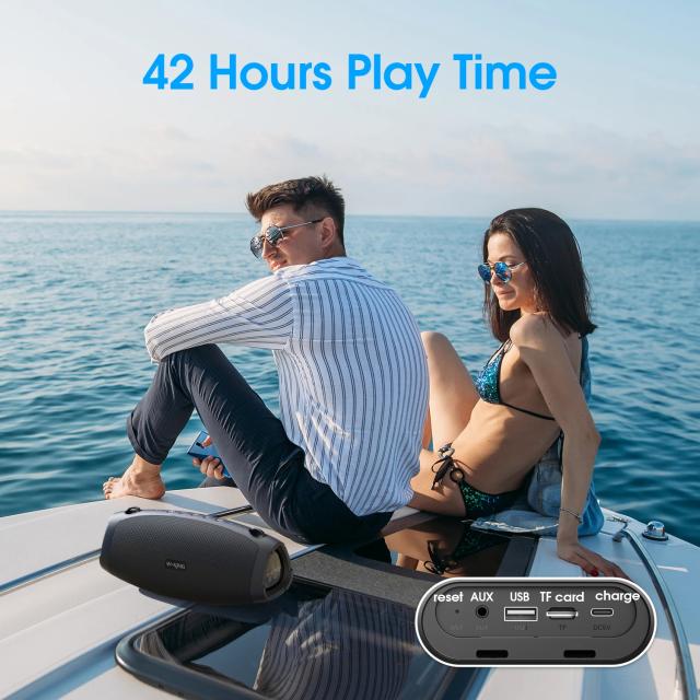 Kолонка мобилна  W-King Bluetooth Speaker - X10 Black- 70W