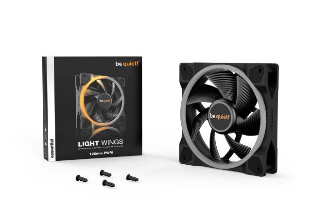 Вентилатор be quiet! LIGHT WINGS 120mm PWM, 3 pin / 4 pin PWM