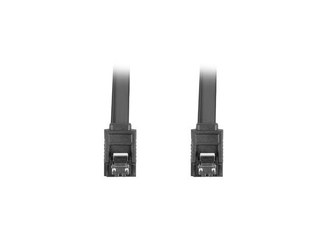 Кабел Lanberg SATA DATA III (6GB/S) F/F cable 50cm metal clips, black