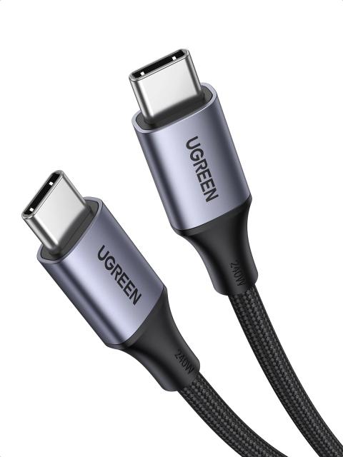 Кабел Ugreen USB 2.0 Type-C М/М US535, 240W, 5А, 2m