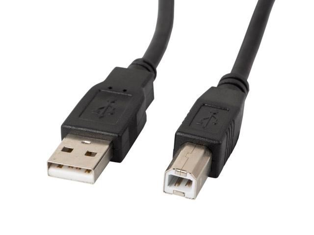 Кабел Lanberg  USB-A (M) -> USB-B (M) 2.0 cable 1.8m, black