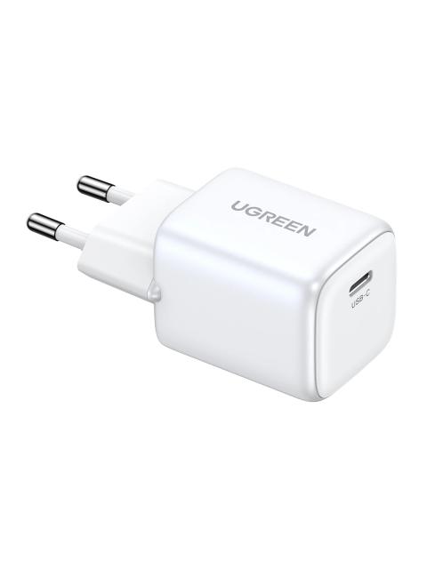 Бързо зарядно Ugreen Charger Wall GaN 30W CD319 White - 15326