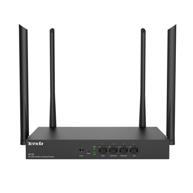 Рутер TENDA W15E WL AC1200 HOT SPOT ROUTER, V2.0