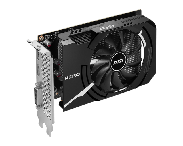 Видео карта MSI GTX1630 AERO ITX 4G, 64-bit, DVI, HDMI, DP