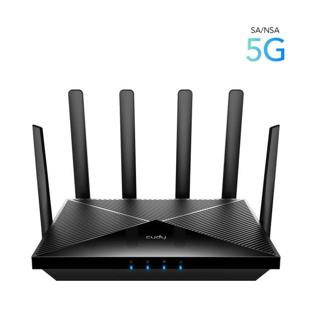 Рутер Cudy P5, 5G, AX3000, 2.4/5 GHz, 574 - 2402 Mbps, 10/100/1000