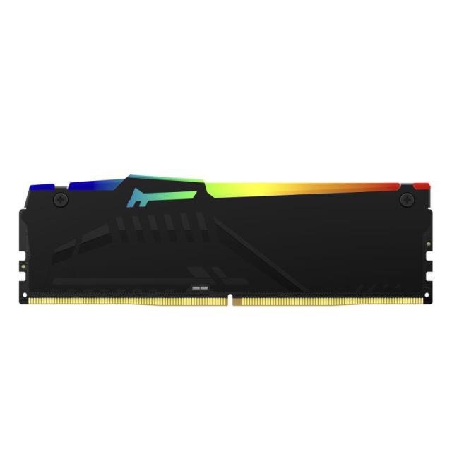 Памет Kingston FURY Beast Black RGB 64GB (2x32GB) DDR5 6000MHz, CL36, 1.35 V 