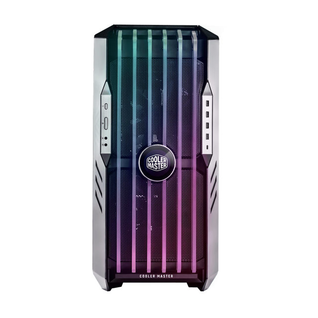 Кутия Cooler Master HAF 700 EVO Black ARGB, 1x USB 3.2 Gen 2 Type C, 4x USB 3.2, 1x 3.5mm 4 Poles Audio Jack, 1x 3.5mm Mic Jack, E-ATX